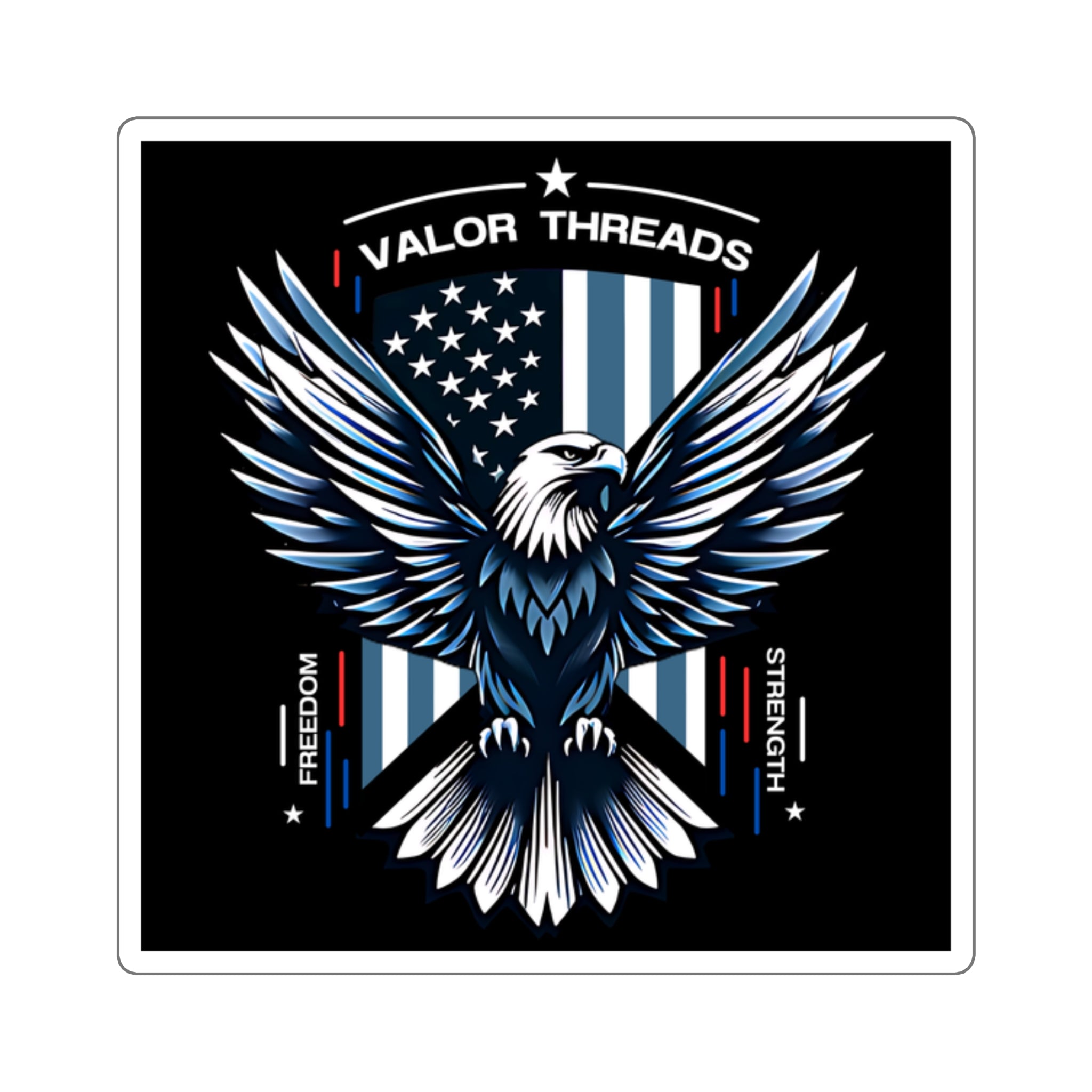 Square Stickers - Flight Eagle