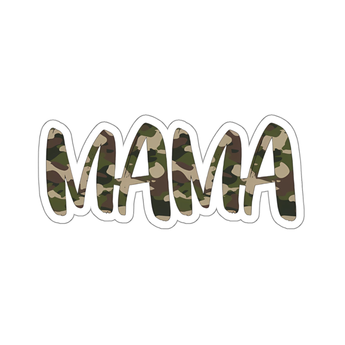 Kiss-Cut Stickers - Camo Mama