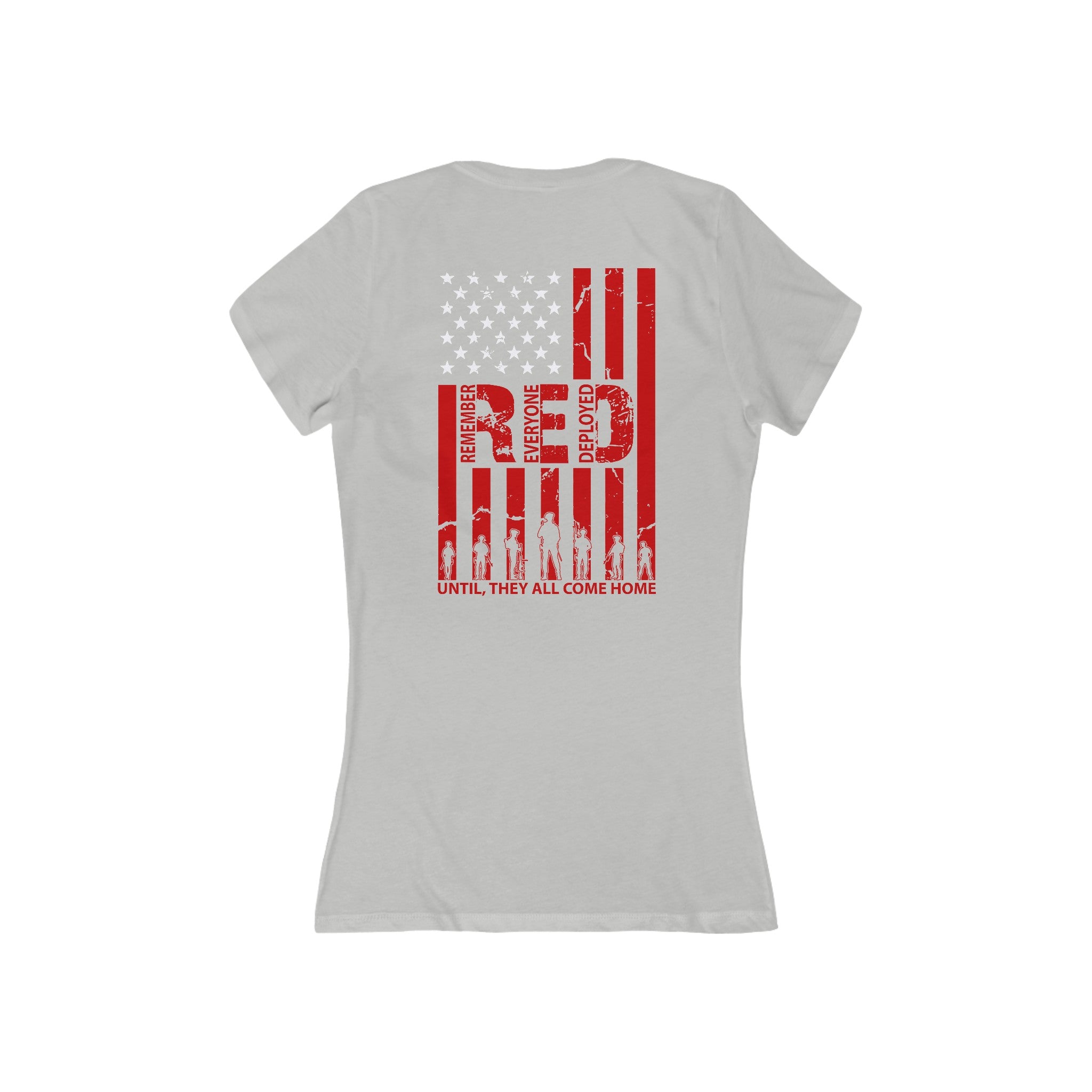 RED Friday - Women's Jersey Deep V-Neck Tee