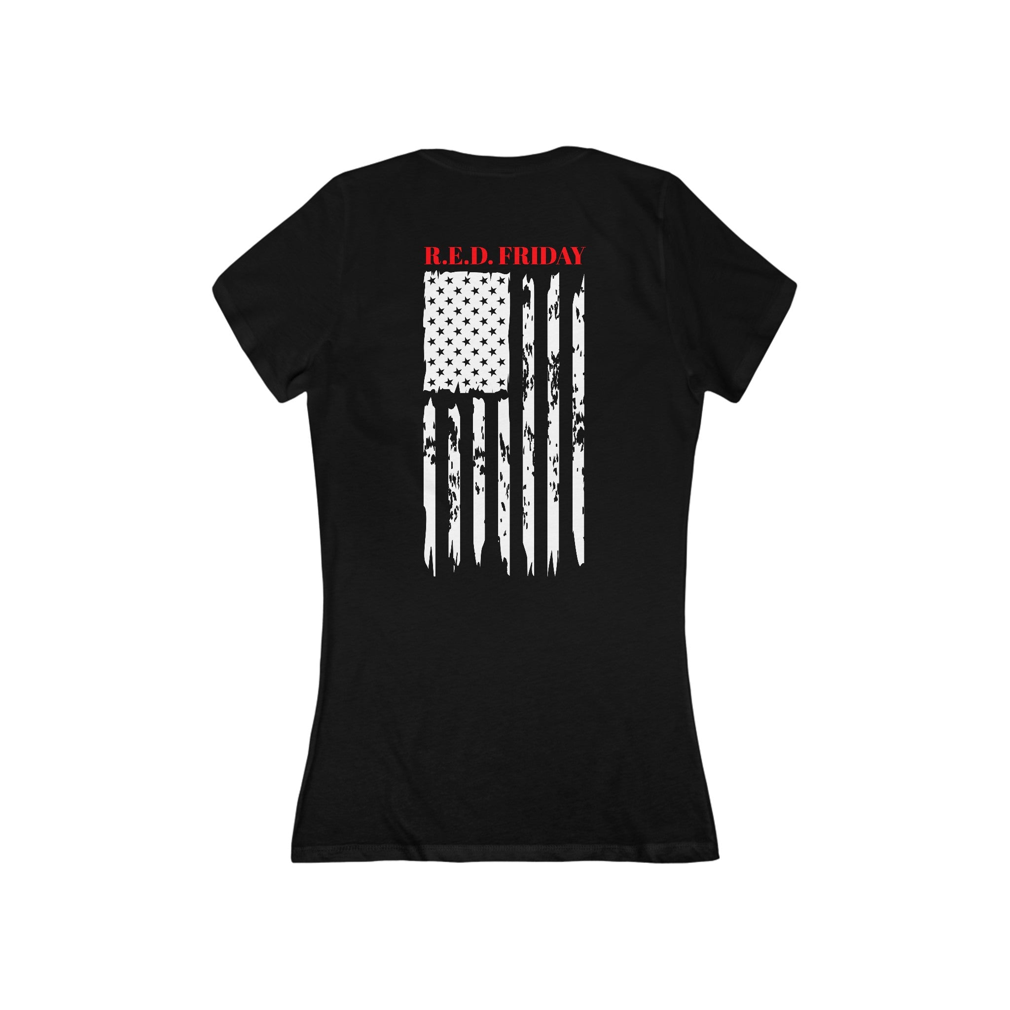 R.E.D. - Women's Jersey Deep V-Neck Tee