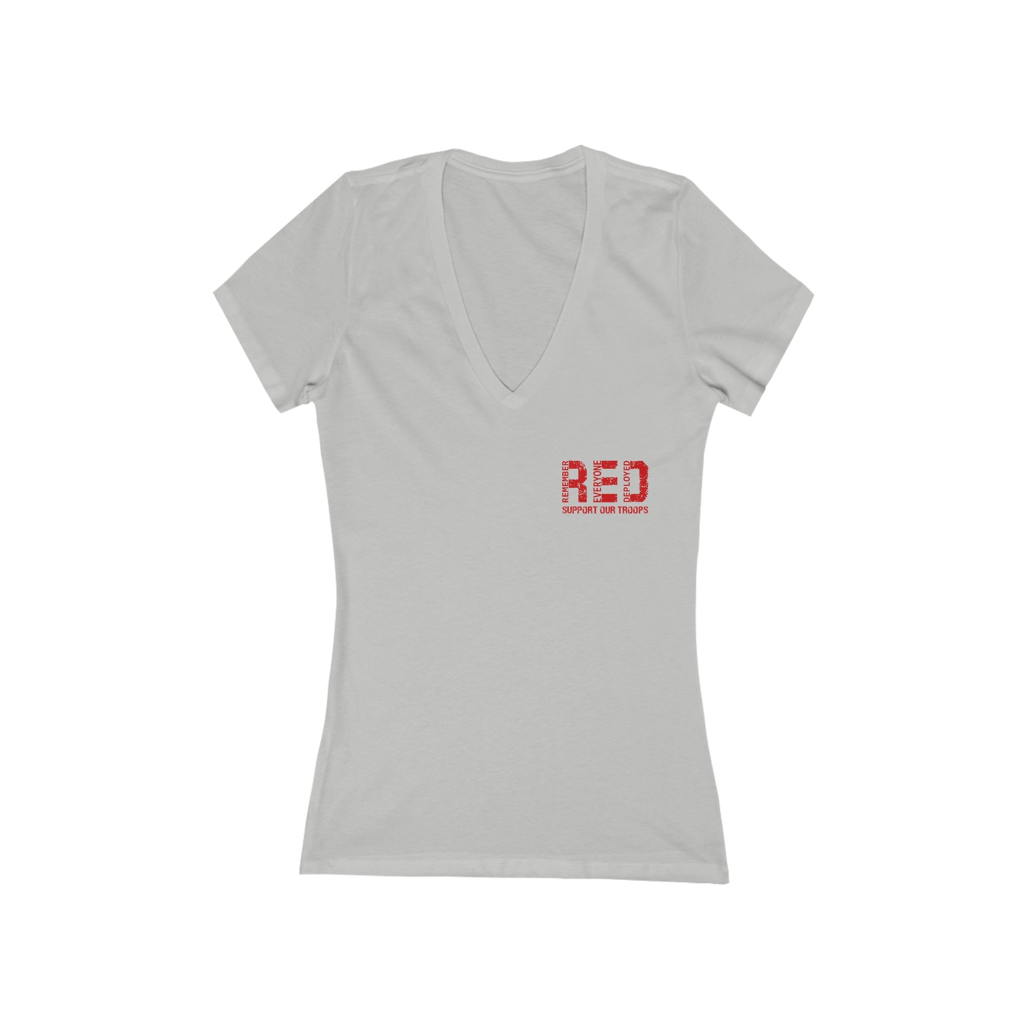 RED Friday - Women's Jersey Deep V-Neck Tee