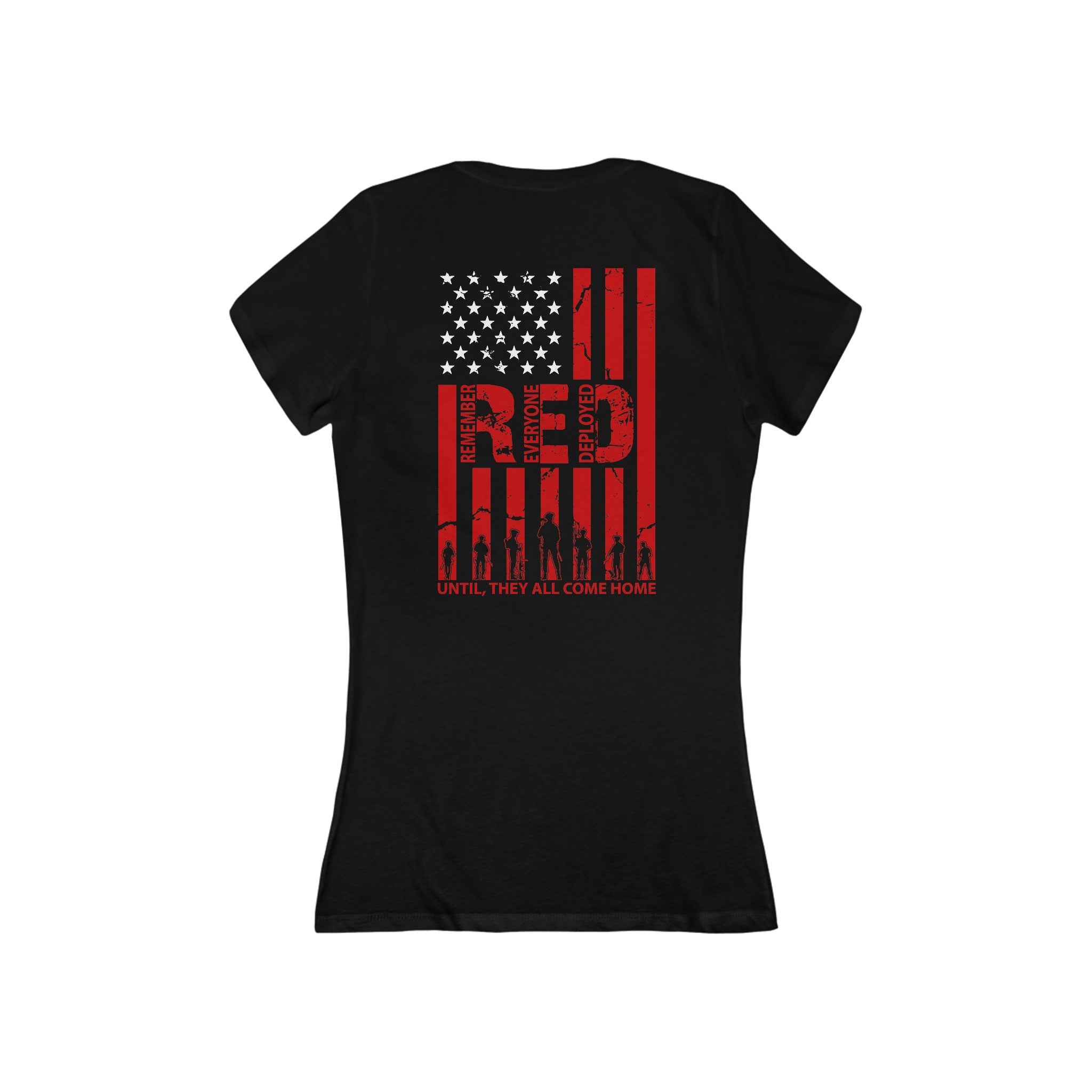 RED Friday - Women's Jersey Deep V-Neck Tee