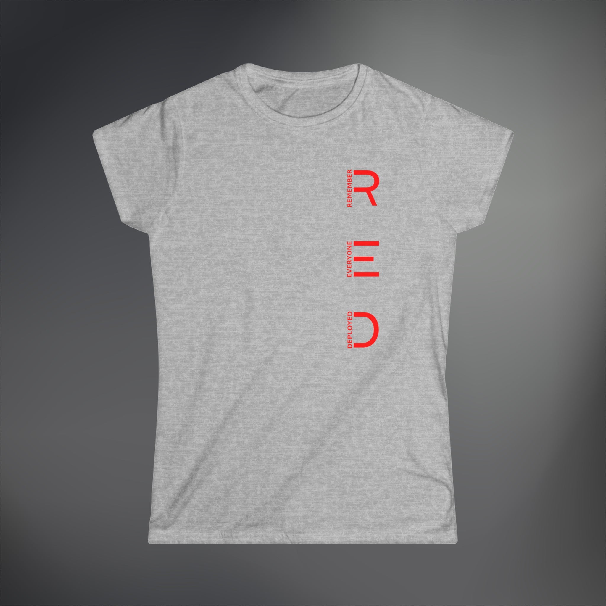 R.E.D. - Women's Softstyle Tee