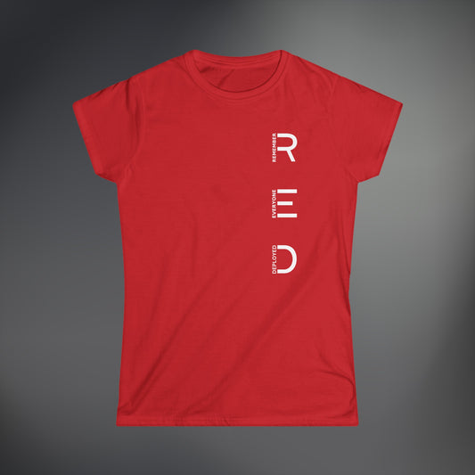 R.E.D. - Women's Softstyle Tee