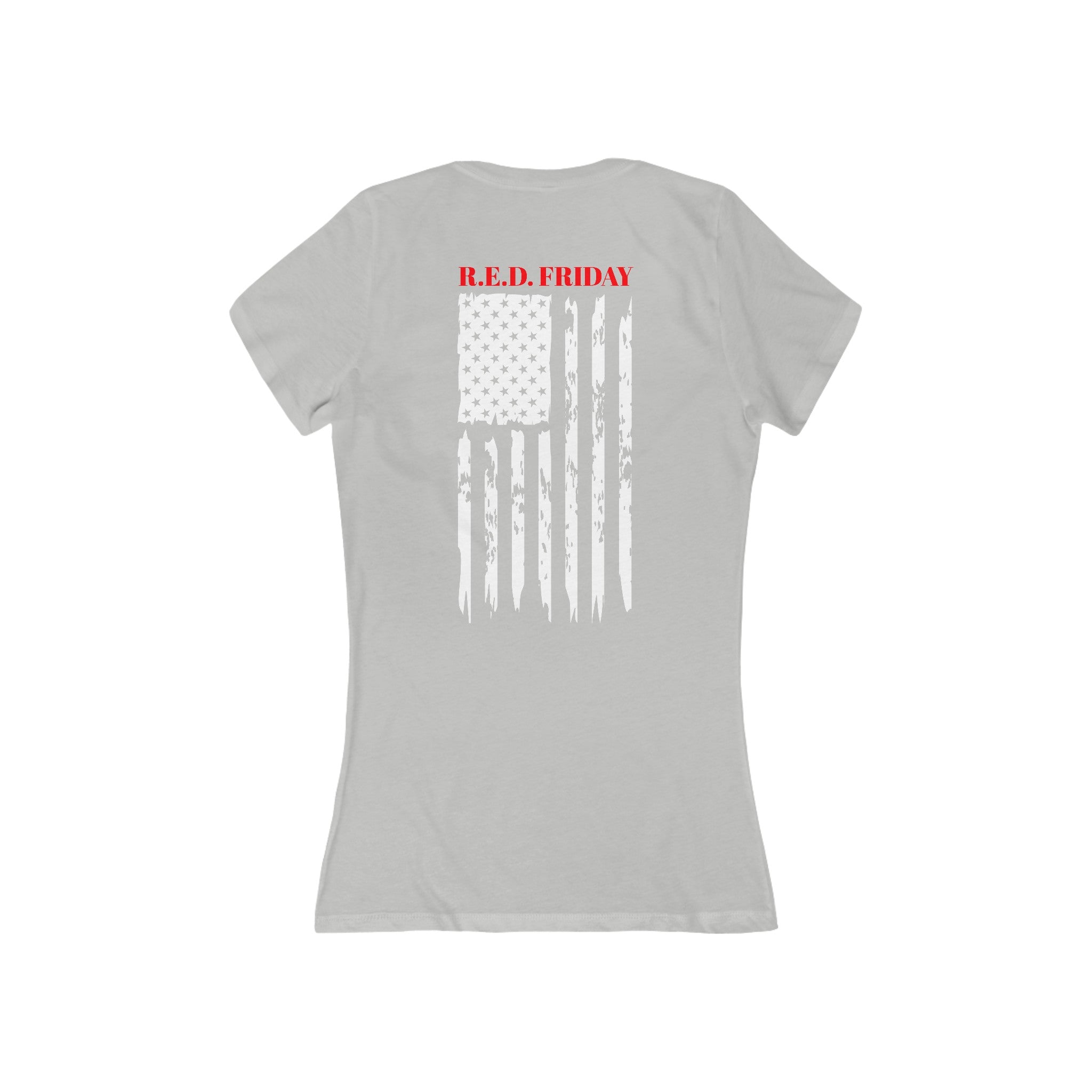 R.E.D. - Women's Jersey Deep V-Neck Tee