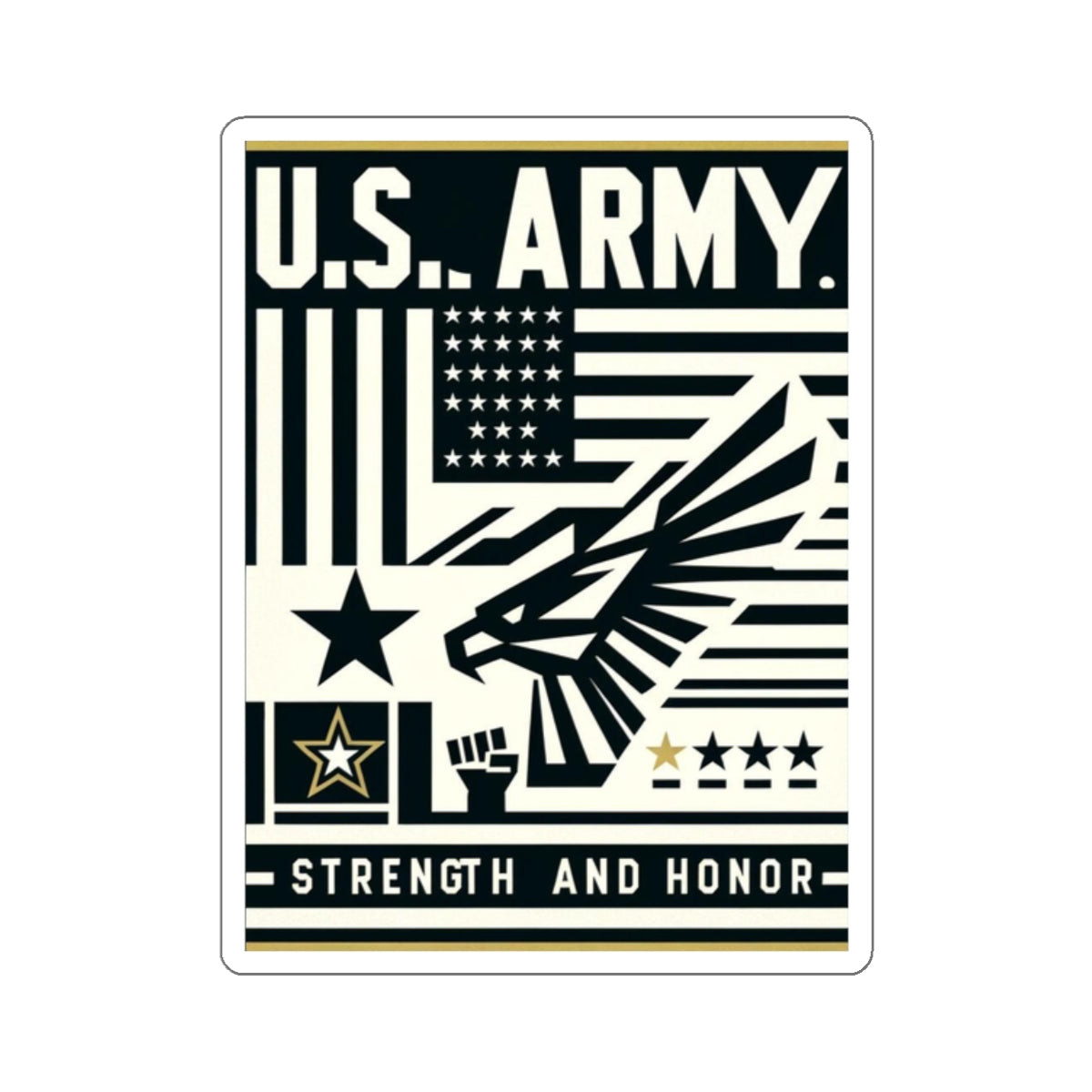 Kiss-Cut Stickers - ARMY STRONG