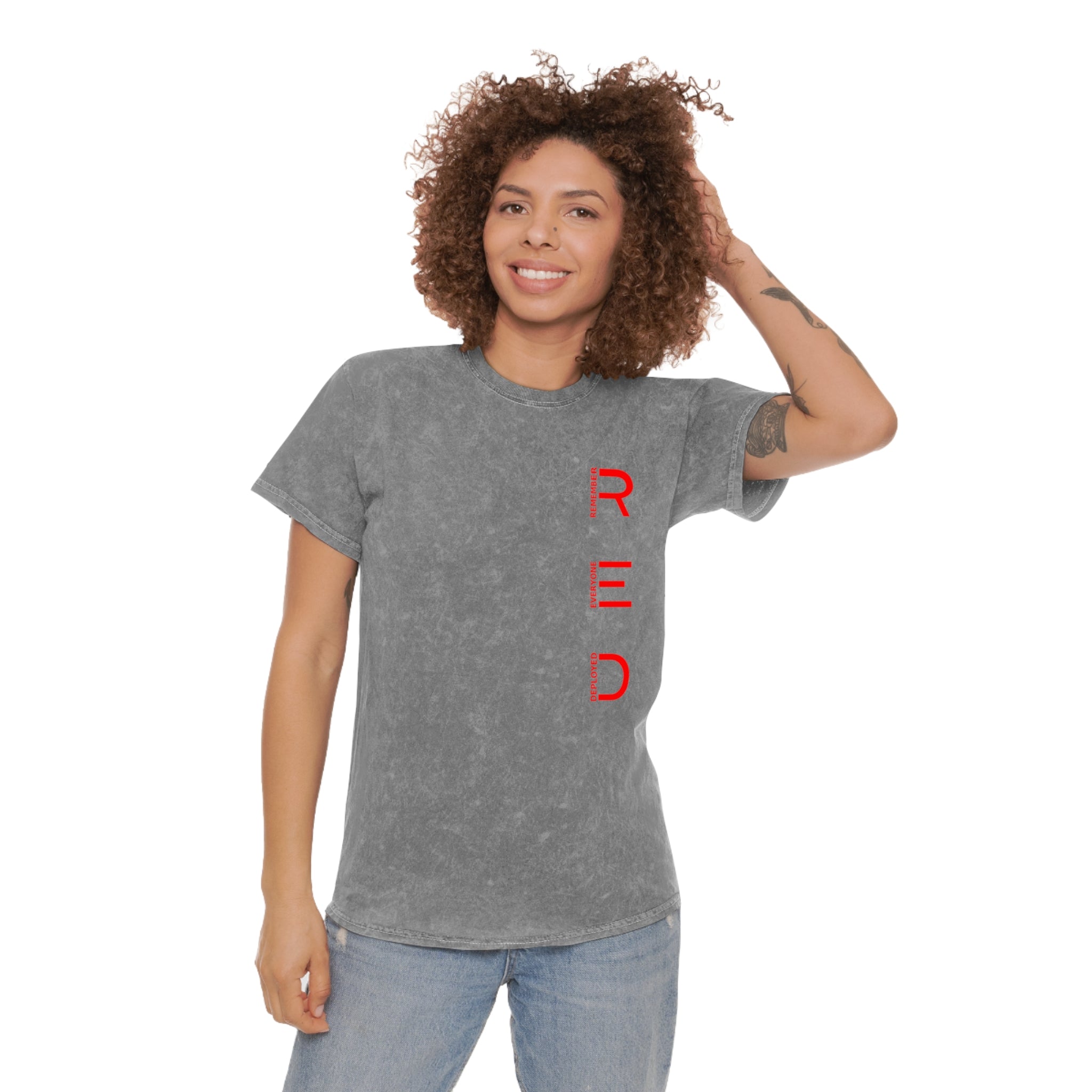 R.E.D. - Unisex Mineral Wash T-Shirt