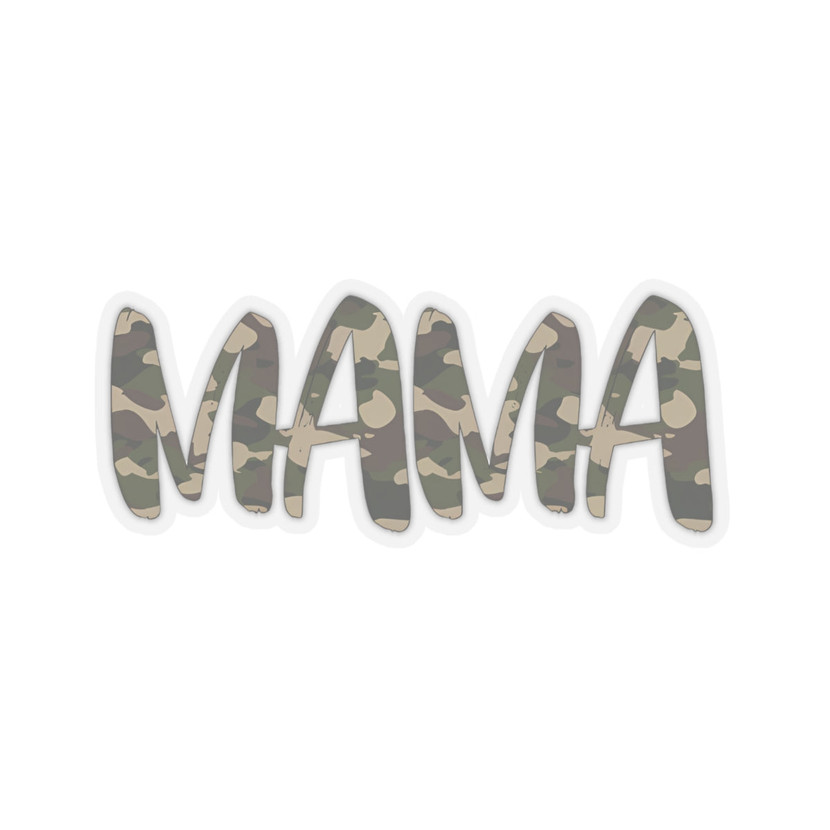 Kiss-Cut Stickers - Camo Mama