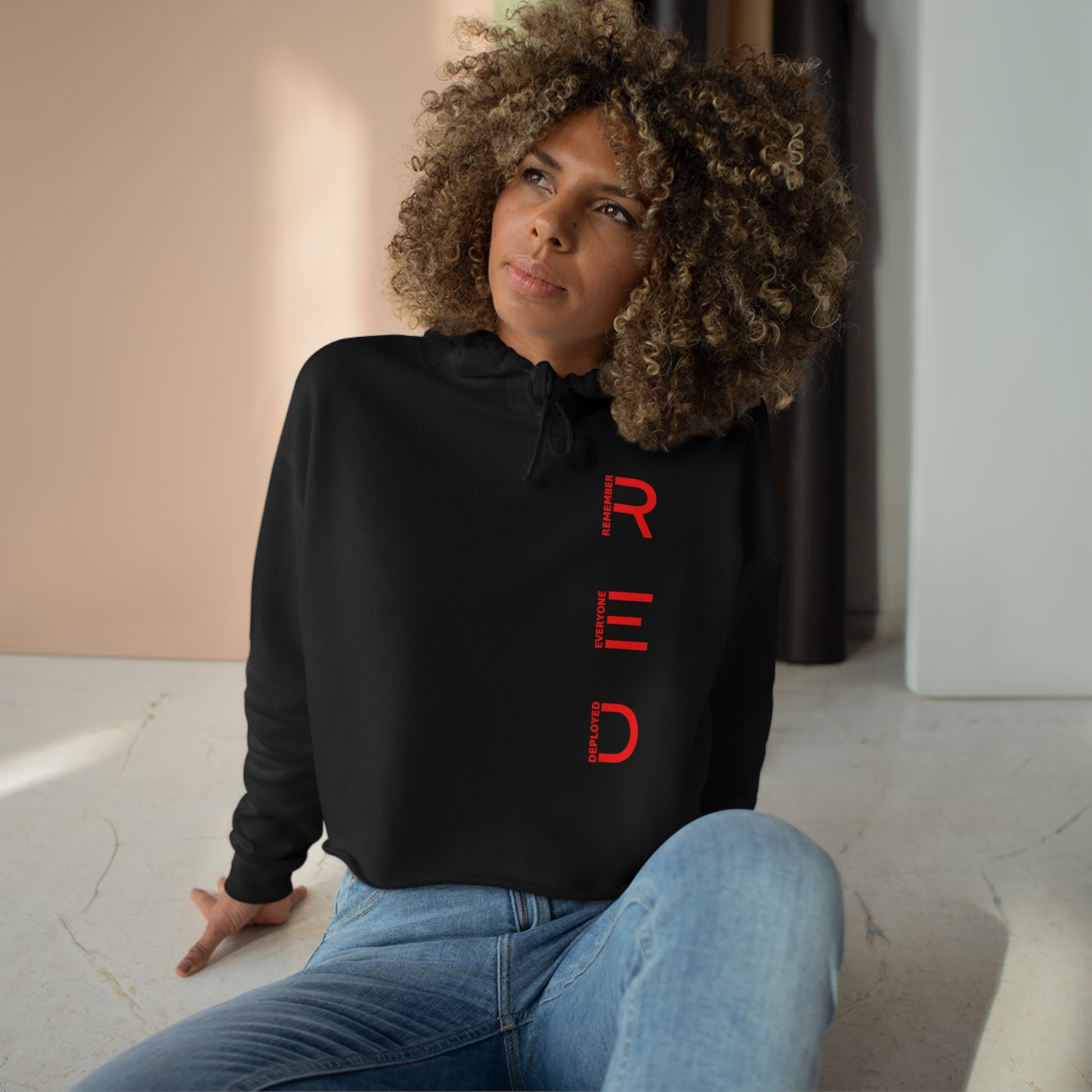 R.E.D. - Crop Hoodie