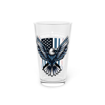 Pint Glass, 16oz - Valor Eagle