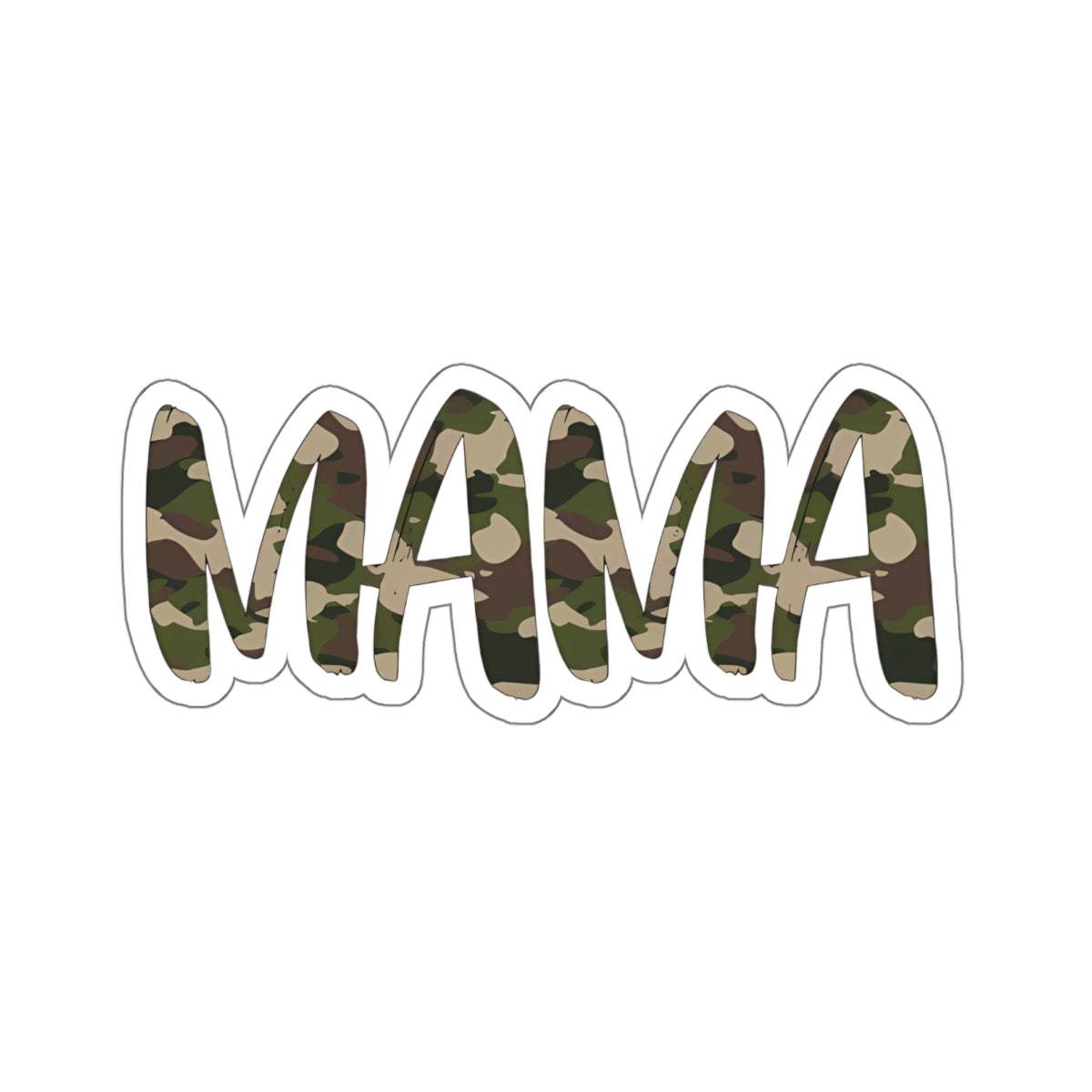 Kiss-Cut Stickers - Camo Mama